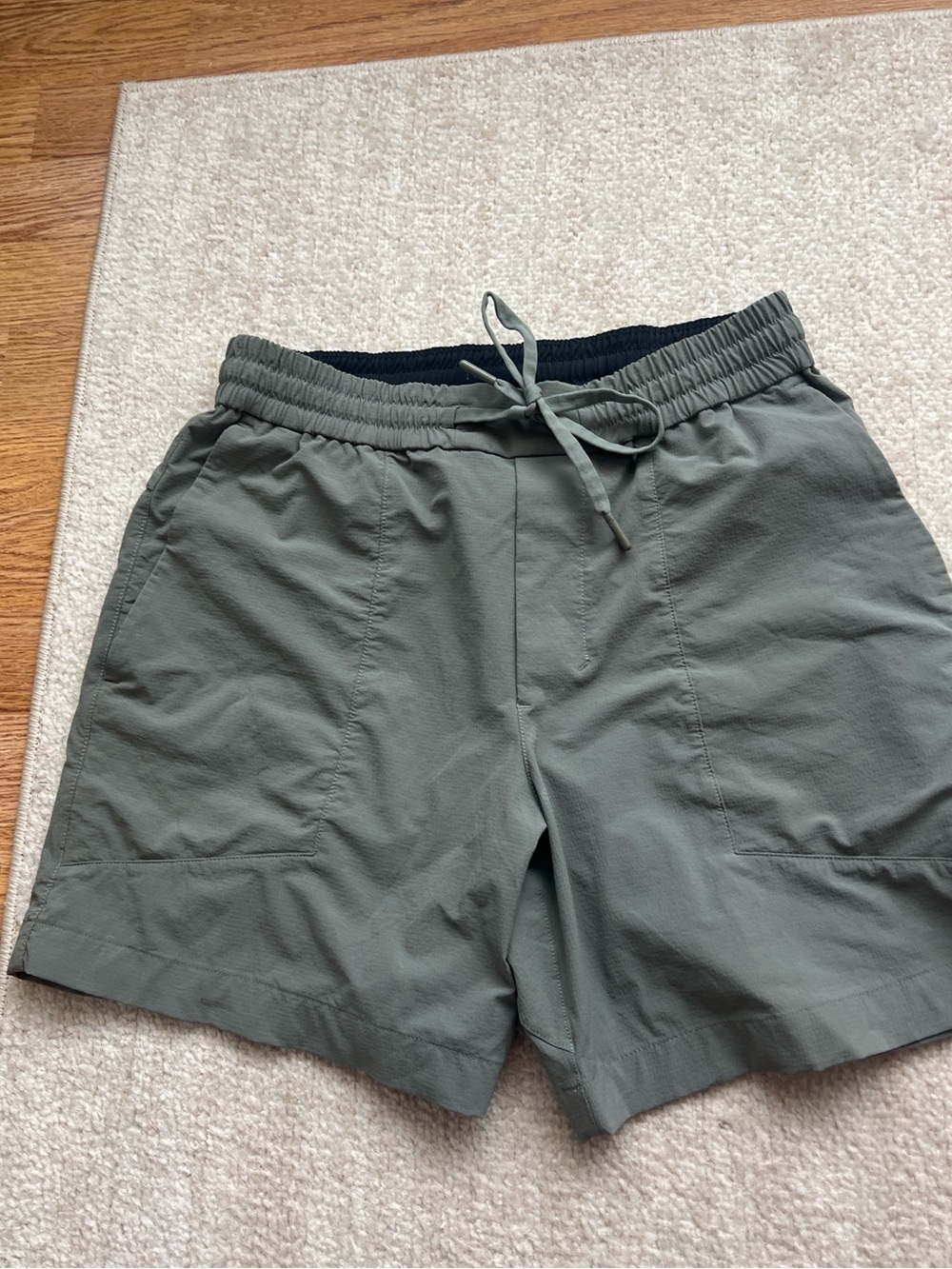 lululemon athletica Olive Green Men's Drawstring Shorts